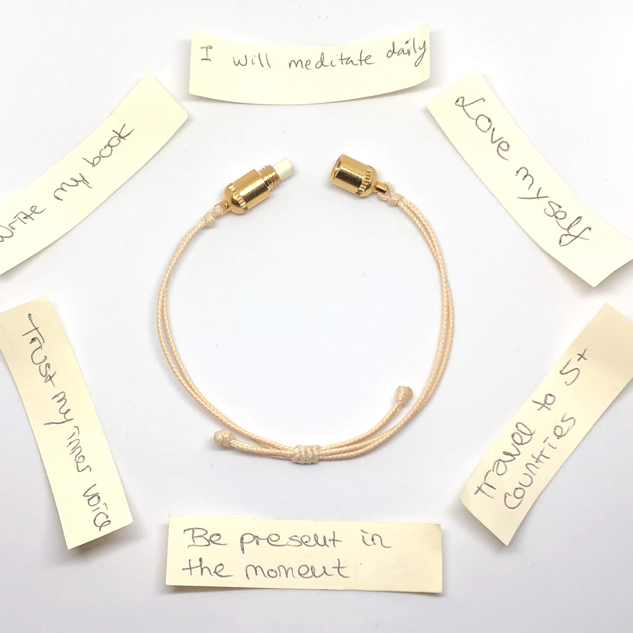 Intention Capsule - Bracelets & Necklaces with Hidden Message Scroll